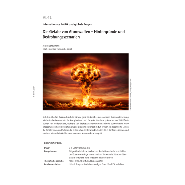 Die Gefahr von Atomwaffen – Hintergründe und Bedrohungsszenarien