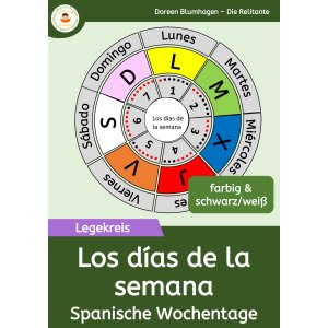 Spanische Wochentage - Legekreis