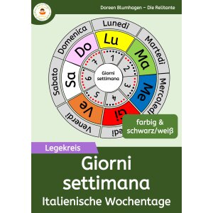 Italienische Wochentage - Legekreis