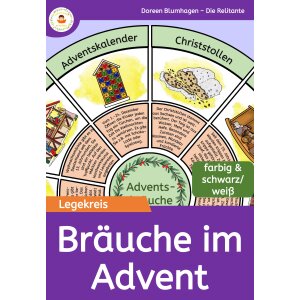 Bräuche im Advent - Legekreis Klasse 3-6