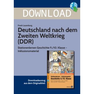 Stationenlernen inklusiv: Die DDR nach dem Zweiten Weltkrieg