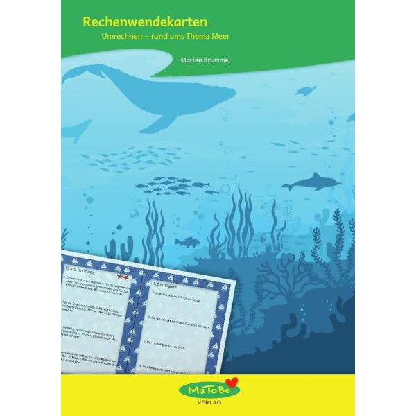 Rechenwendekarten - Einheiten umrechnen zum Thema Meer