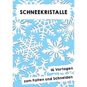 Schneekristalle - Vorlagen zum Falten und Schneiden