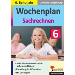 Wochenplan Sachrechnen Klasse 6