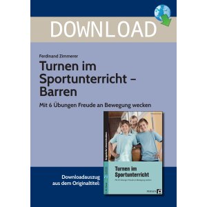 Turnen am Barren im Sportunterricht