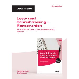 Konsonanten: Lese- und Schreibtraining für...