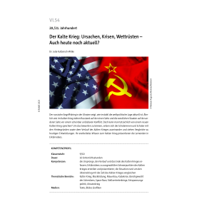 Der Kalte Krieg: Ursachen, Krisen, Wettrüsten -...