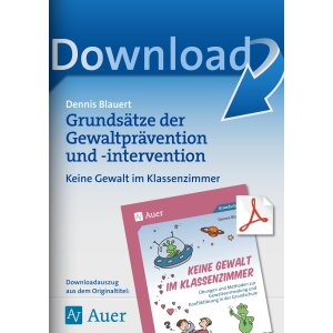 Grundsätze der Gewaltprävention und -intervention