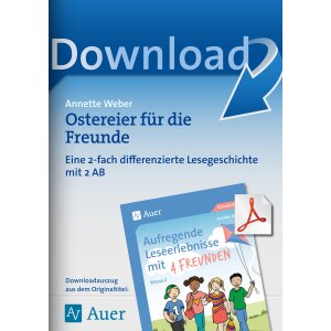 Differenzierte Lesegeschichte: Ostereier für die...