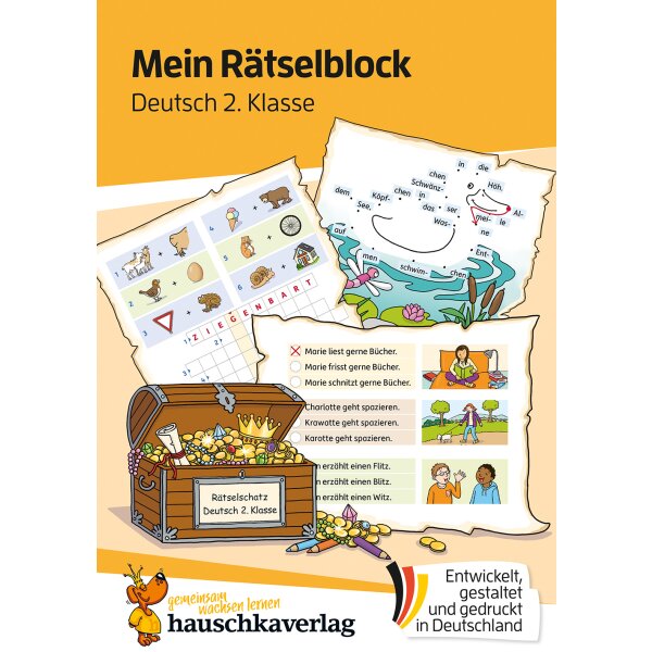 Rätselblock Deutsch 2. Klasse