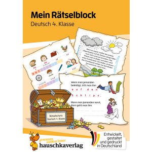 Rätselblock Deutsch 4. Klasse