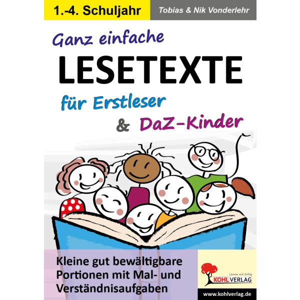 Ganz einfache Lesetexte für Erstleser und DaZ-Kinder