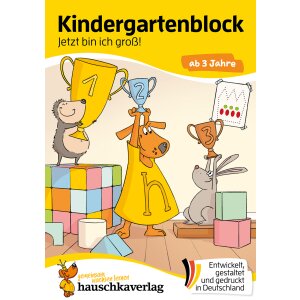 Kindergartenblock ab 3 Jahre - Jetzt bin ich groß!