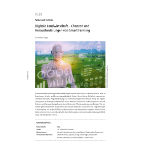 Digitale Landwirtschaft - Klassen 9/10