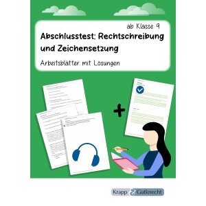 Abschlusstest Rechtschreibung und Zeichensetzung (Klasse...