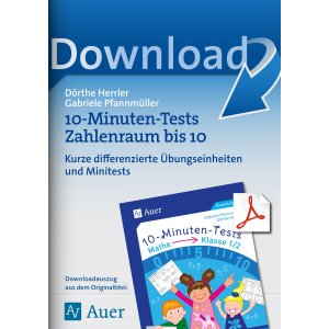 10-Minuten-Tests: Zahlenraum bis 10