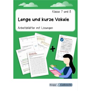Lange und kurze Vokale – Gymnasium Klasse 7/8