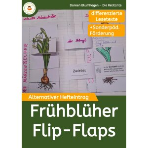 Frühblüher Flip-Flaps - Sachunterricht