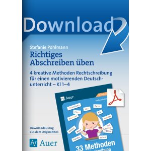 4 Methoden zu richtiges Abschreiben üben