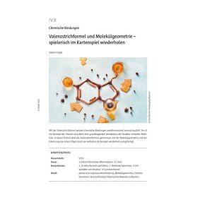 Valenzstrichformel und Molekülgeometrie - Klasse 9/10