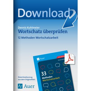 12 Methoden Wortschatzarbeit: Wortschatz...