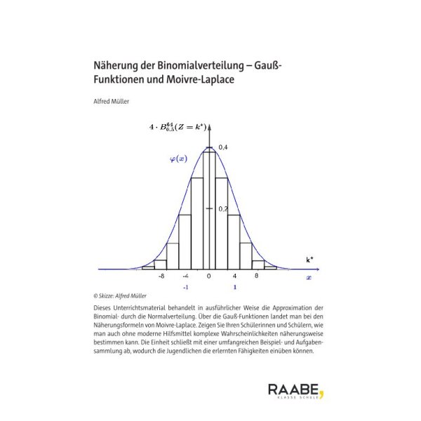 Näherung der Binomialverteilung - Gauß-Funktionen und Moivre-Laplace