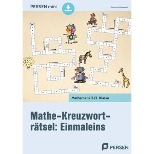 9 Kreuzworträtsel zum Einmaleins