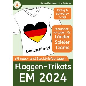 Unterricht zur EM 2024 - Flaggen, Trikots,...