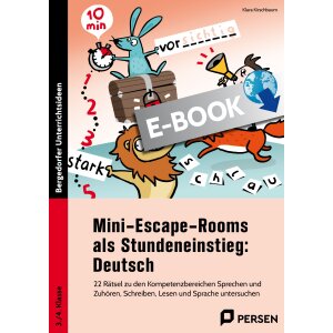 22 Mini-Escape-Rooms als Stundeneinstieg: Deutsch Kl. 3/4