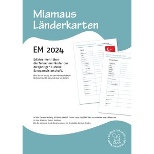 EM 2024 - Länderkarten - Steckbriefe der Teilnehmer
