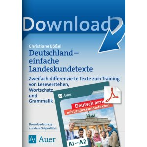 Deutschland - einfache Landeskundetexte