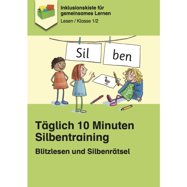 Blitzlesen und Silbenrätsel - Täglich 10 Min. Silbentraining