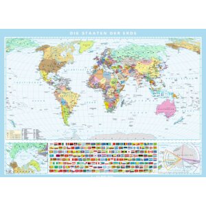 Staaten der Erde - Digitale (Wand-)Karte