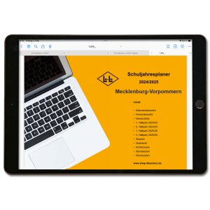 Mecklenburg-Vorpommern Schuljahresplaner 24/25 digital
