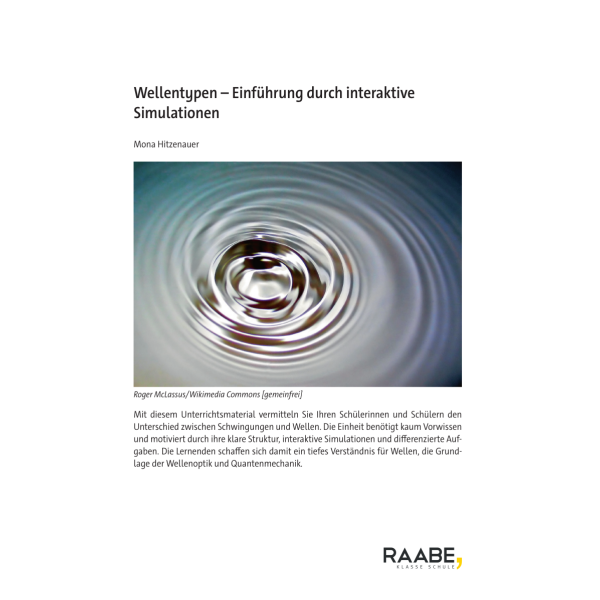 Wellentypen - Einführung durch interaktive Simulationen