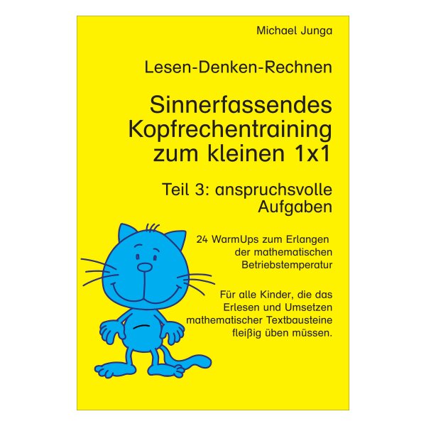 Sinnerfassendes Kopfrechentraining zum kleinen 1x1 (schwere Aufgaben)