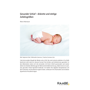 Gesunder Schlaf - diskrete und stetige...