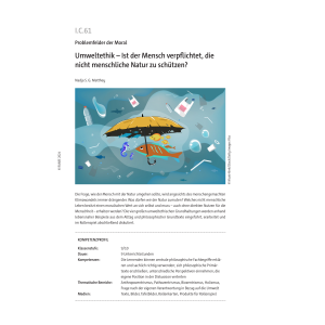 Umweltethik Klasse 9/10