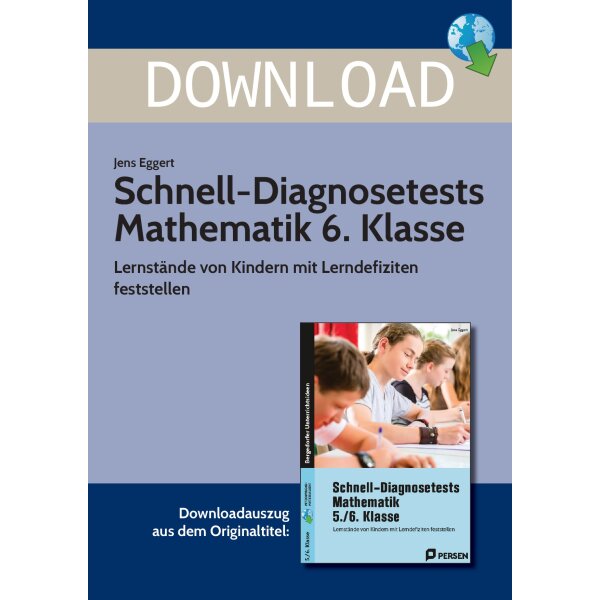 Schnell-Diagnosetests Mathematik 6.Klasse