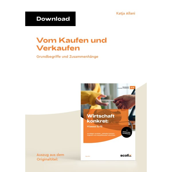 Kaufen und Verkaufen - Grundbegriffe und Zusammenhänge