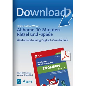 10-Minuten-Rätsel und -Spiele: At home