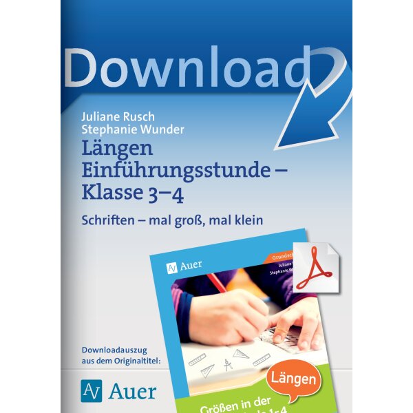 Einführungsstunde Längen Klasse 3/4
