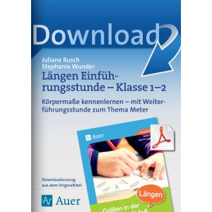 Einführungsstunde Längen Klasse 1/2