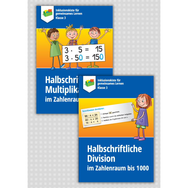 Halbschriftliche Verfahren der Multiplikation und Division - Sparpaket