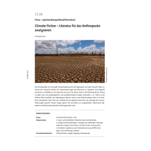 Climate-Fiction - Literatur für das Anthropozän...