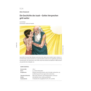 Die Geschichte des Isaak - Religion Klasse 2-4