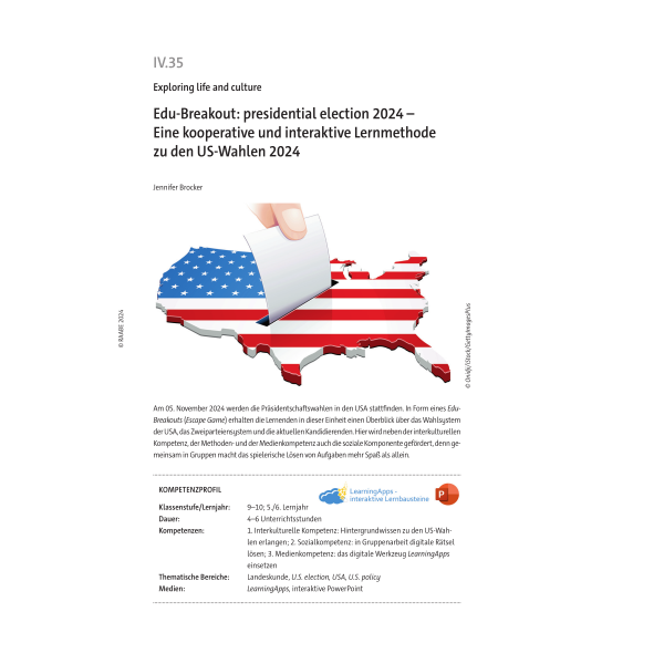 Edu-Breakout: presidential election 2024