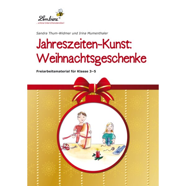 Weihnachtsgeschenke - Jahreszeiten-Kunst Klassen 3-6