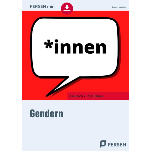 Gendern - Arbeitsblätter Deutsch Klassen 7-10