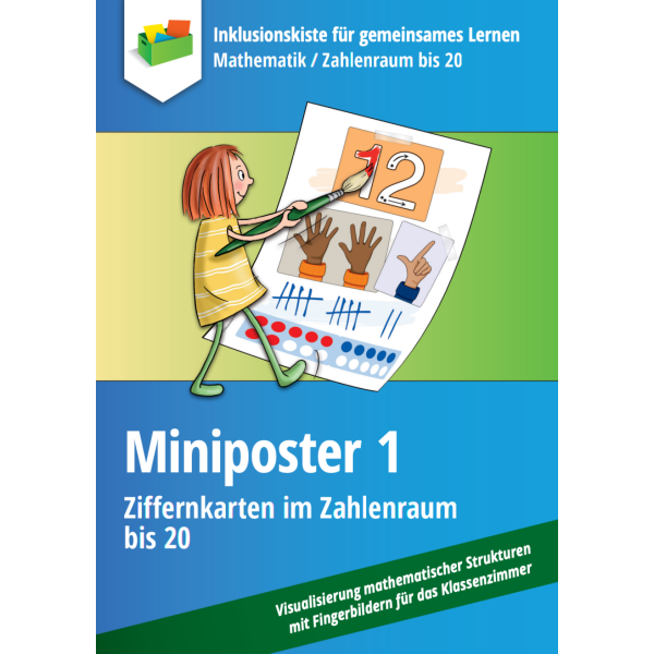 Ziffernkarten im Zahlenraum bis 20 - Miniposter